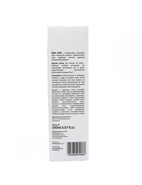 LoveStim Ideal Bust Ujędrniający Żel do Biustu 150 ml