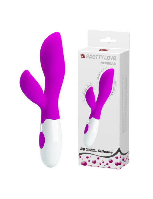 PRETTY LOVE NEWMAN 30 funkcji – Wibrator Punktu G, Silikonowy, fioletowy