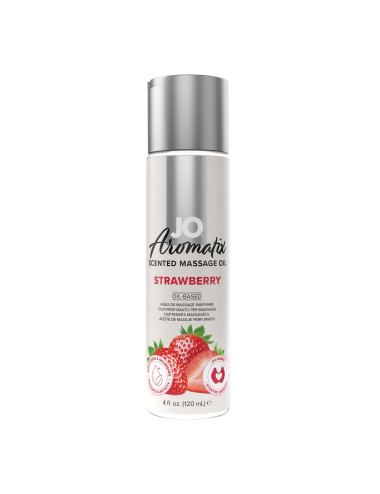 System JO - Aromatix Scented Massage Oil Strawberry 120 ml