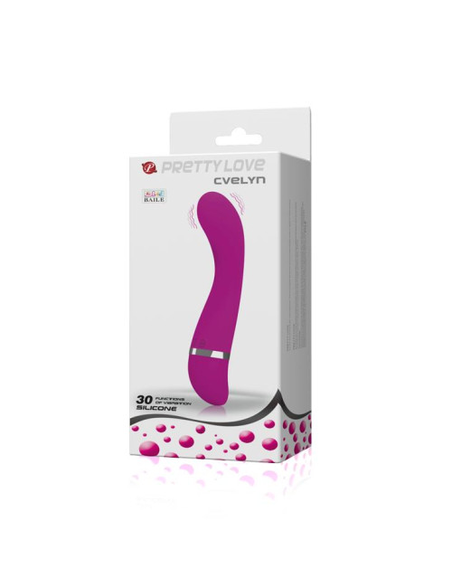 PRETTY LOVE CVELYN – Wibrator Punkt G, 30 Trybów, Wodoodporny, Silikonowy