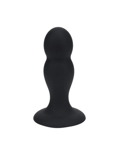 Double Rattle Liquid Silicone Analny Plug M – Black | Zabawki Analne, Silikonowy Plug