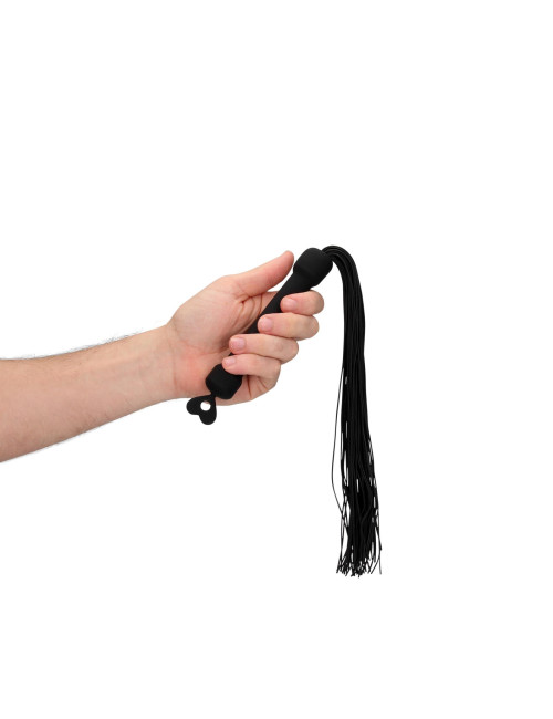 Ouch! Beginners Silicone Whip Bicz BDSM z Piórkami