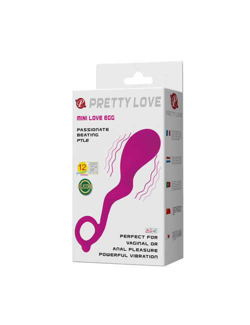 Pretty Love Mini Love Egg - Wibrator punktu G, 12 funkcji, wodoodporny