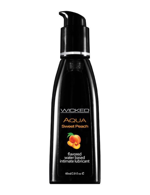 Wicked Aqua Peach - Smakowy lubrykant wodny 60 ml