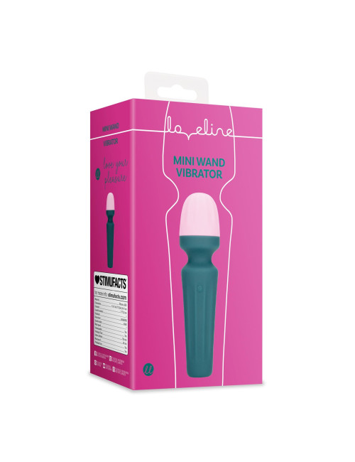 Loveline Mini Wand Vibe - Wibrator z 7 Funkcjami Zielony