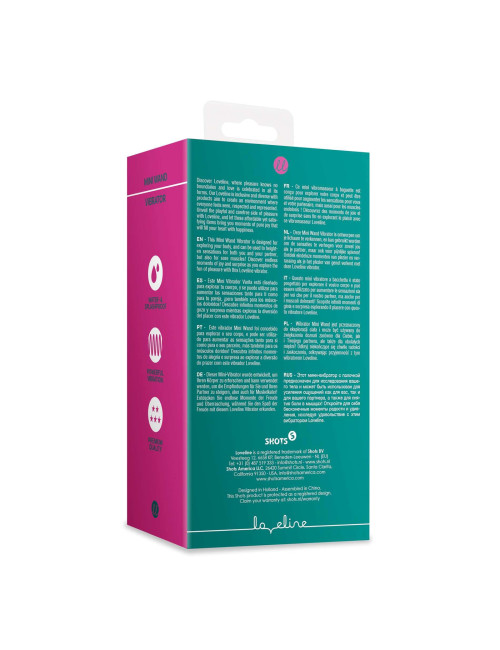 Loveline Mini Wand Vibe - Wibrator z 7 Funkcjami Zielony