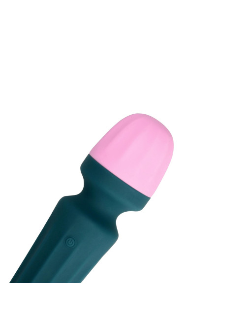 Loveline Mini Wand Vibe - Wibrator z 7 Funkcjami Zielony