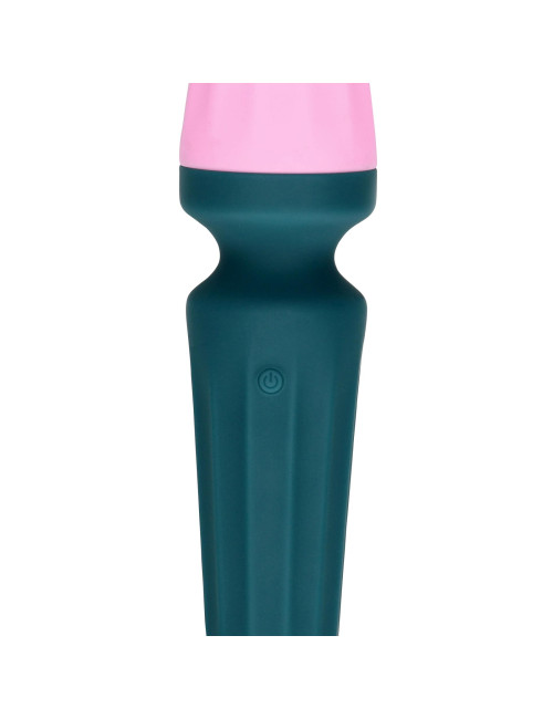 Loveline Mini Wand Vibe - Wibrator z 7 Funkcjami Zielony