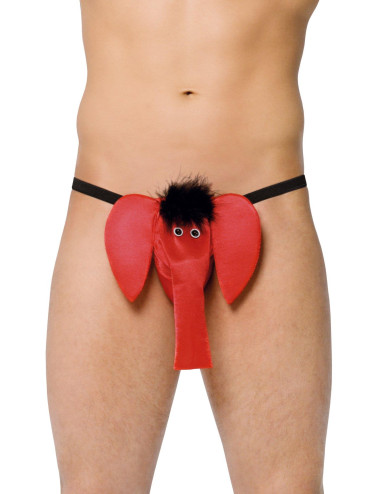 SoftLine Collection Thong 4416 - Czerwone Stringi S/L