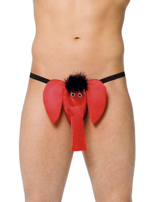 SoftLine Collection Thong 4416 - Czerwone Stringi S/L