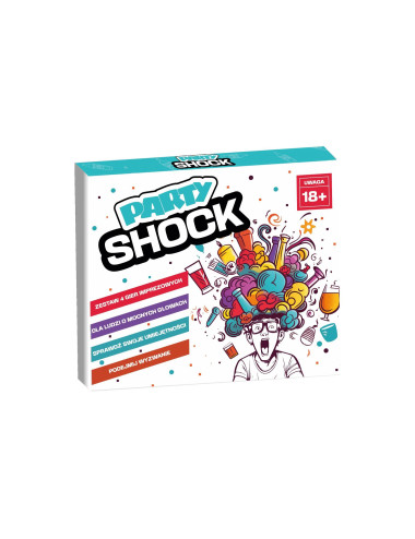PARTY SHOCK zestaw 4 gier imprezowych