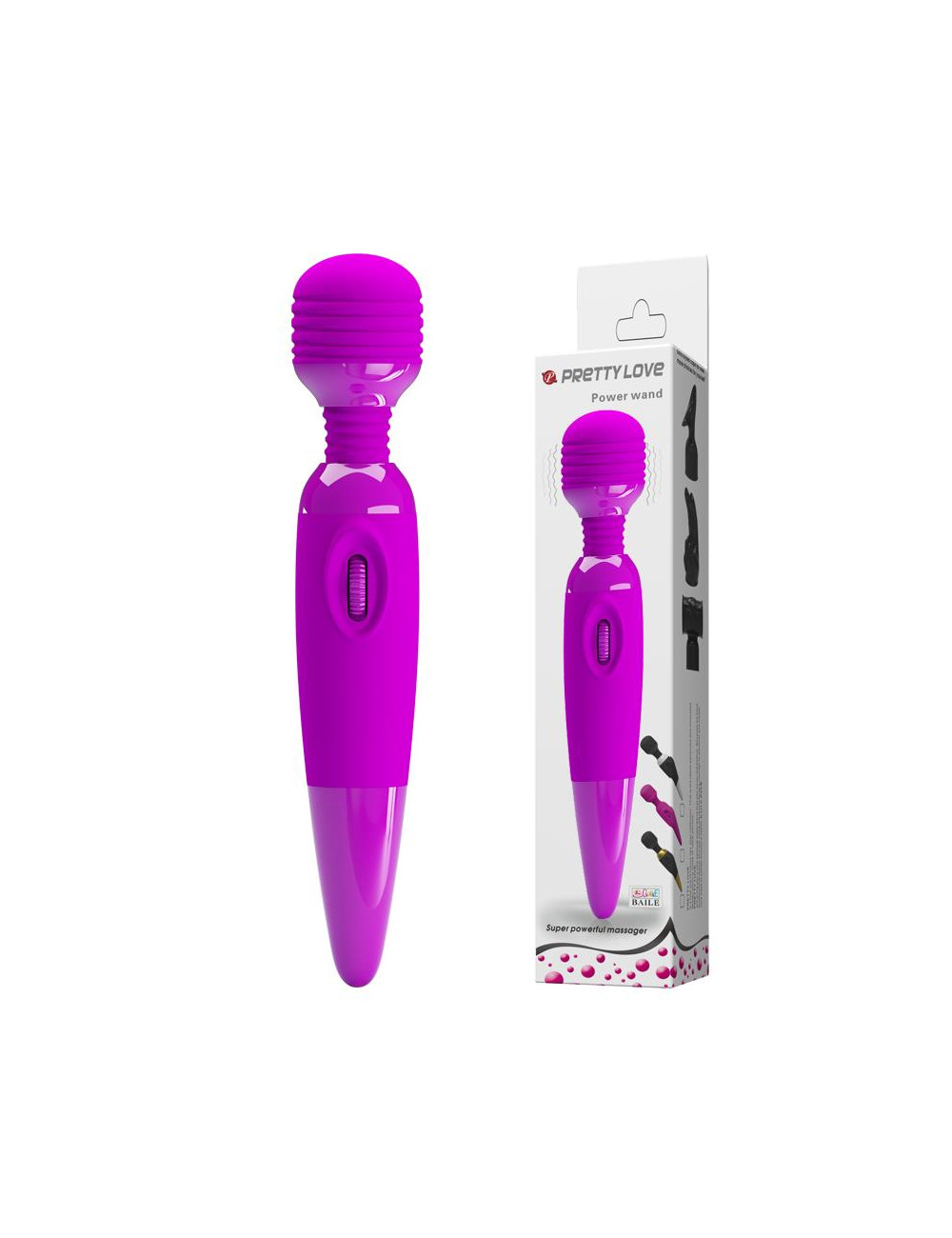 Pretty Love Power Wand Purple - Fioletowy Masażer Wibracyjny