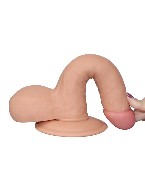 Lovetoy 7.5 The Ultra Soft Dude - Aksamitne Dildo