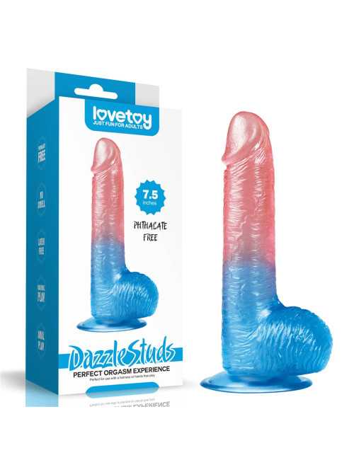 Lovetoy 7.5" Dazzle Studs Wibrator z Wypustkami