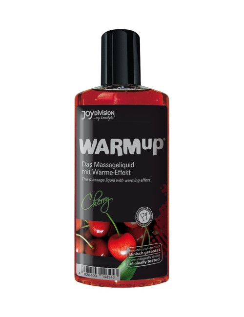 JoyDivision Rozgrzewający Olejek do Masażu WARMup Wiśnia 150 ml