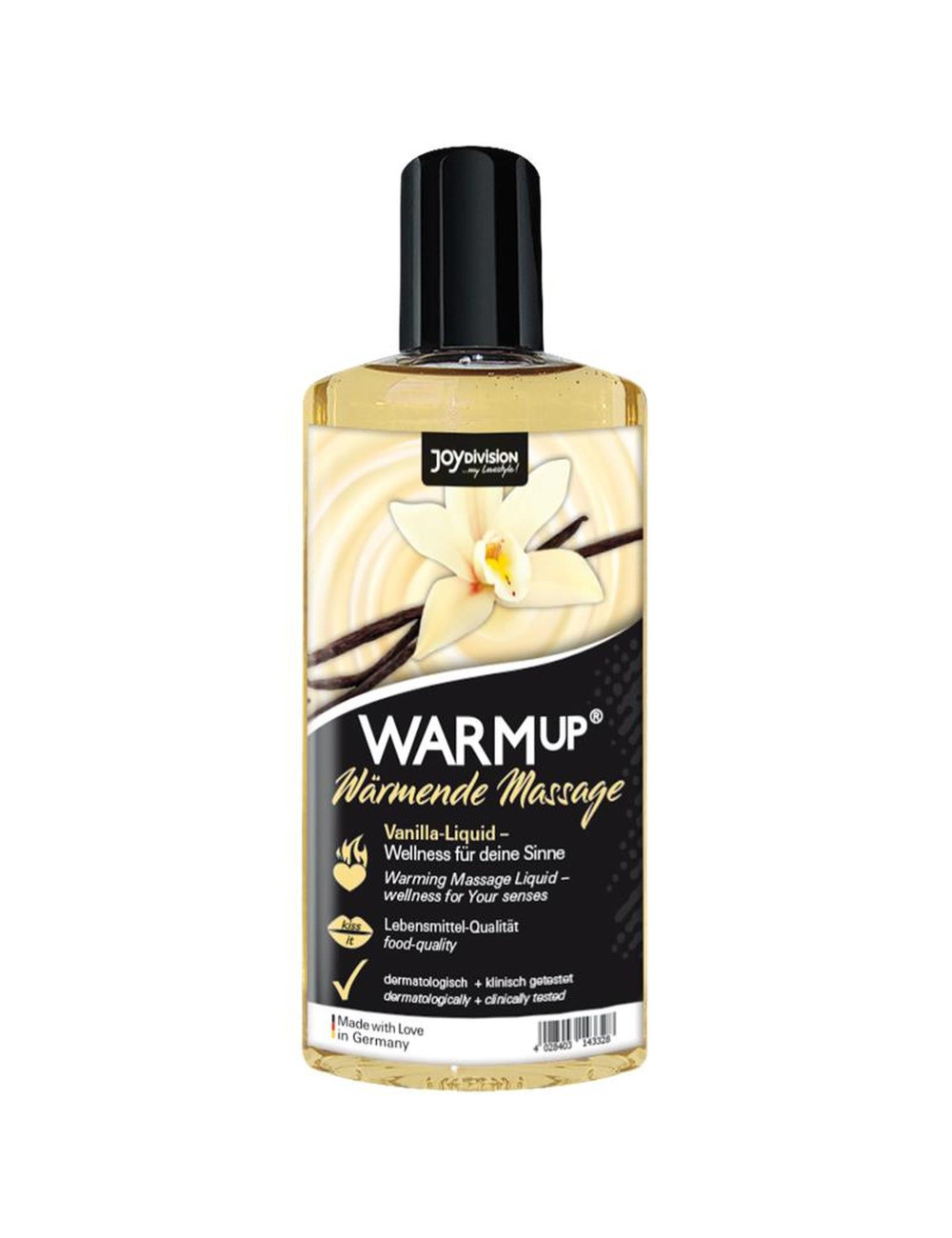 JoyDivision Waniliowy Olejek do Masażu WARMup Vanilia 150 ml