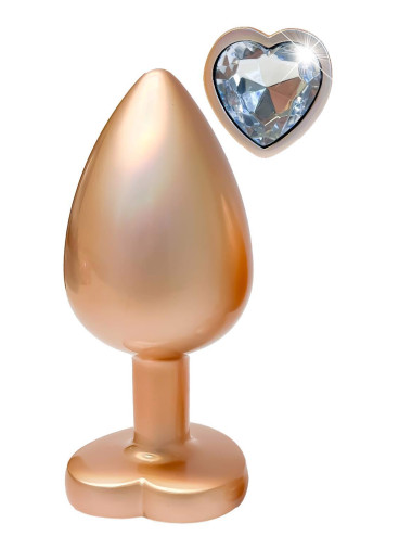 GLEAMING LOVE MATTE GOLD PLUG LARGE