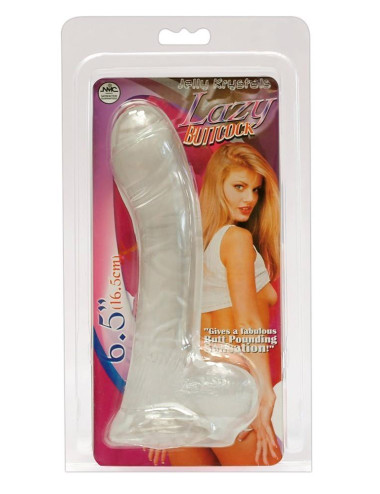 Dildo żelowy elastyczny PVC - analny i pochwowy