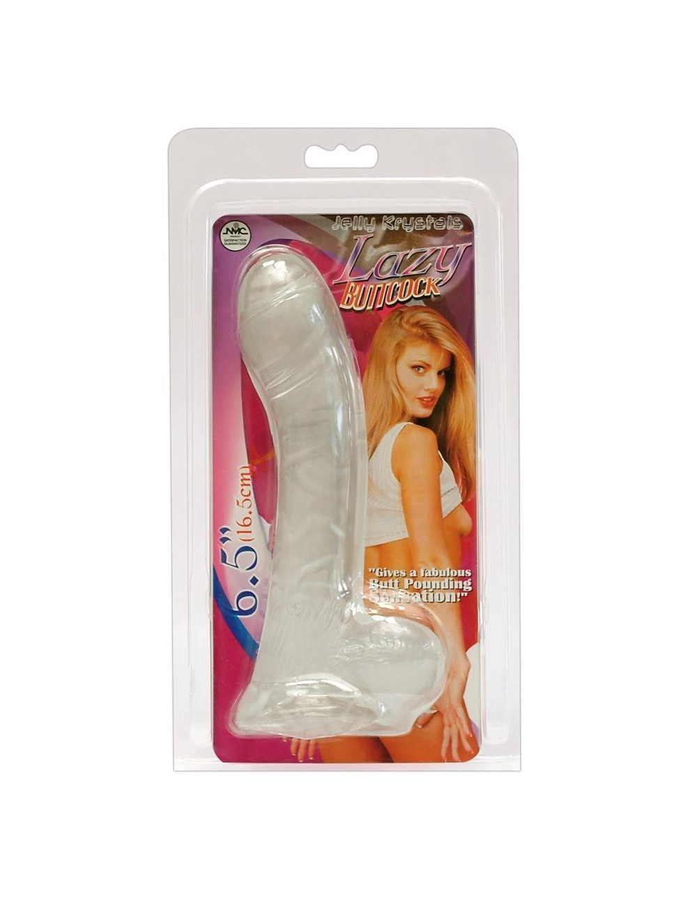 Dildo żelowy elastyczny PVC - analny i pochwowy