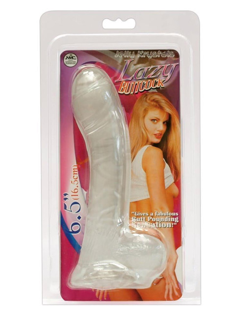 Dildo żelowy elastyczny PVC - analny i pochwowy