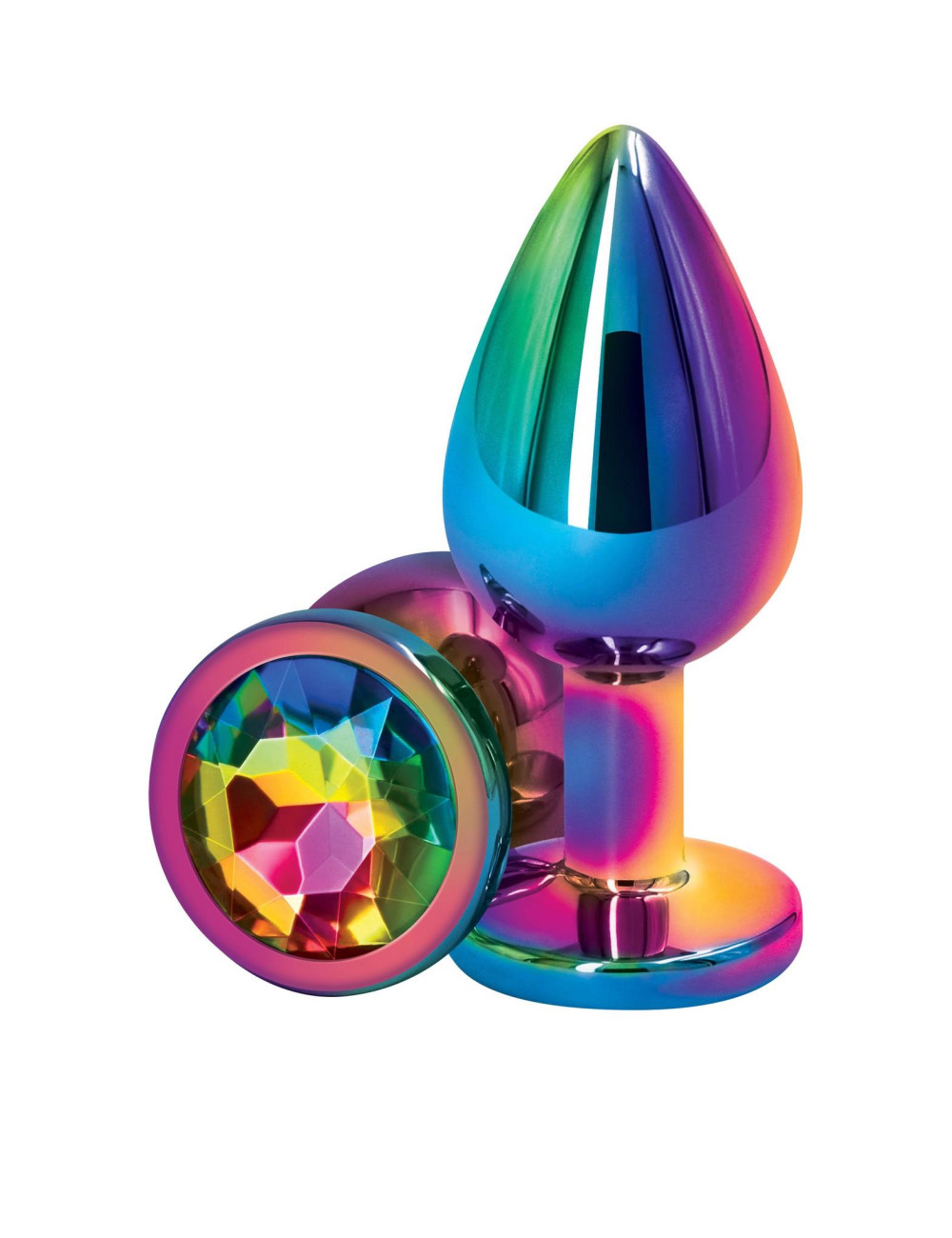Rear Assets Multicolor Aluminium Anal Toy - Zabawki analne, biżuteria analna, wodoodporna