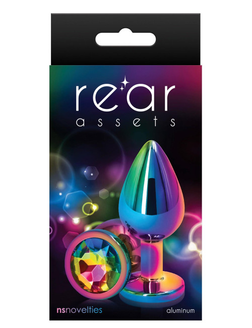 Rear Assets Multicolor Aluminium Anal Toy - Zabawki analne, biżuteria analna, wodoodporna