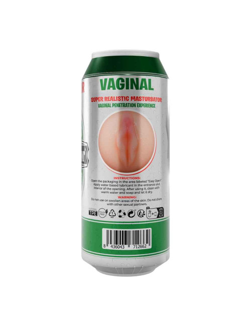 Beer Masturbator Vagina II – Wodoodporny Masturbator Waginy, Realistyczny i Dyskretny