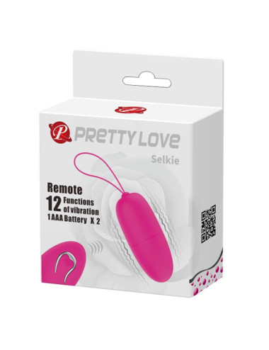 PRETTY LOVE -SELKIE, 12 vibration functions Wireless remote control