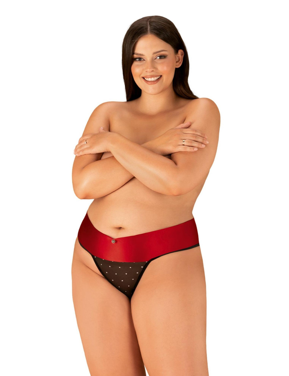 Otwarte Stringi Damskie Obsessive Tienesy 2XL/3XL