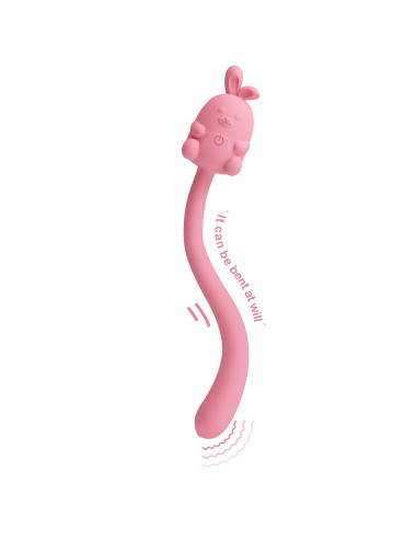 CUTE BUNNY, Flirting Stick, 7 vibration functions, Magnetic USB charging