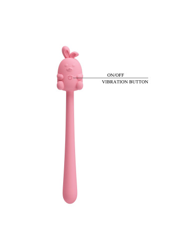 CUTE BUNNY, Flirting Stick, 7 vibration functions, Magnetic USB charging