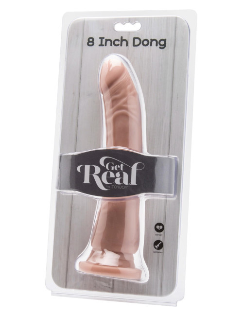 Dildo realistyczne 8 cali - jasny odcień skóry