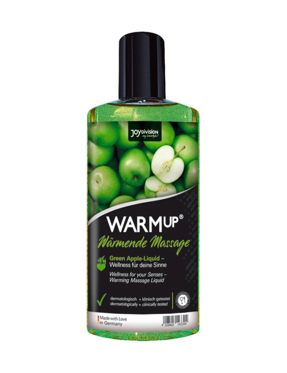 JoyDivision WARMup Olejek do Masażu Green Apple 150 ml