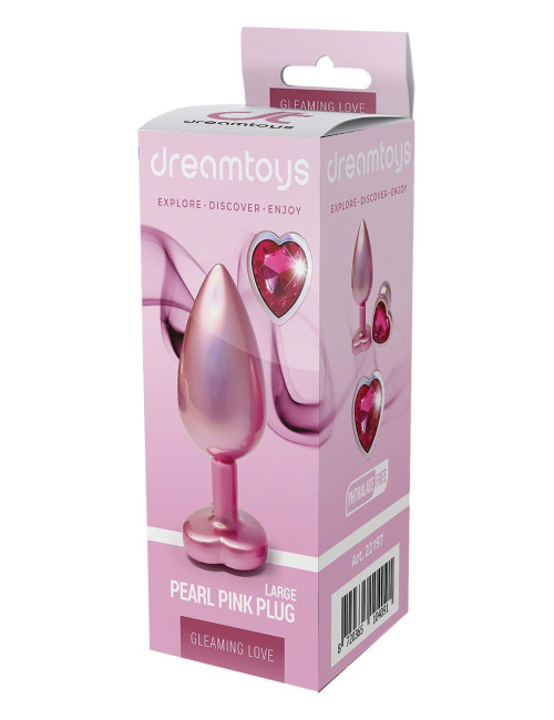 GLEAMING LOVE MATTE PINK PLUG LARGE