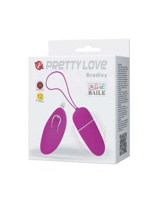 Wibrator Pretty Love Bradley 12 Funkcji Fioletowy