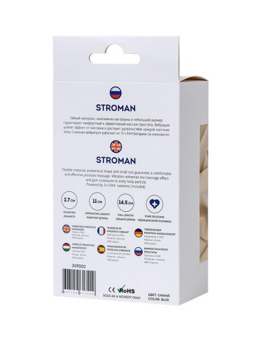ToDo Stroman Blue Vibrating Prostate Massager