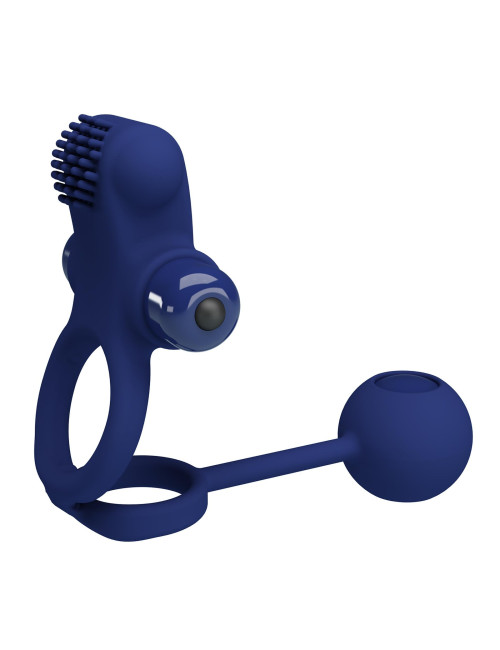 Pretty Love – Powerful Ring: Pierścień erekcyjny z 10 funkcji wibracji, silikonowy