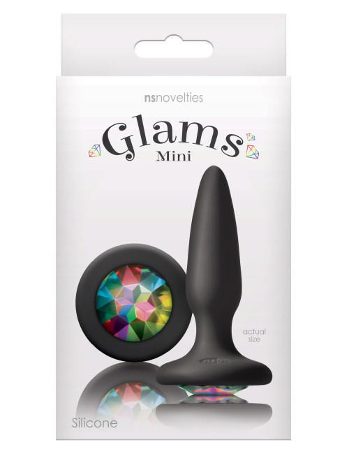 NS Novelties Glams Mini Rainbow Gem Multikolor Plug Analny