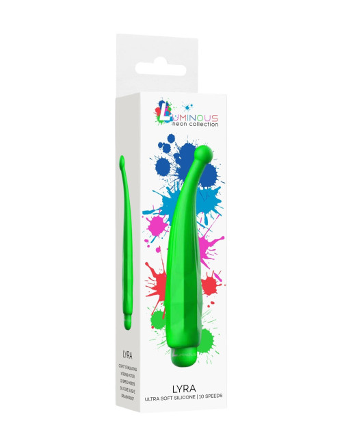 Lyra - ABS Bullet With Sleeve - 10-Speeds - Green