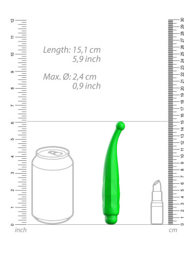 Lyra - ABS Bullet With Sleeve - 10-Speeds - Green
