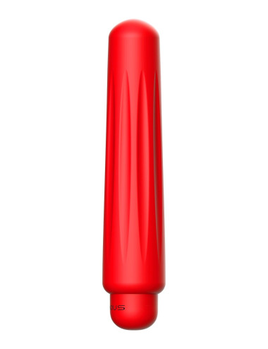 Delia - ABS Bullet With Sleeve - 10-Speeds - Red