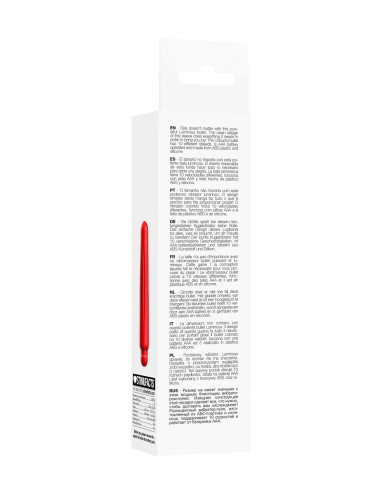 Delia - ABS Bullet With Sleeve - 10-Speeds - Red