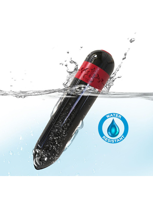 Rocket Black Mini – Wibrator Silikonowy USB, 9 Trybów, Wodoodporny