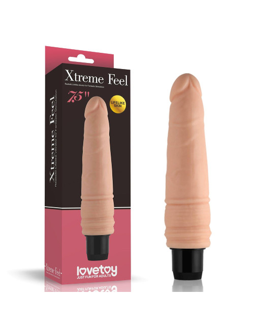 7.5'' Xtreme Feel Cyberskin Vibrator - Zabawki Wibratory Cyber Skóra