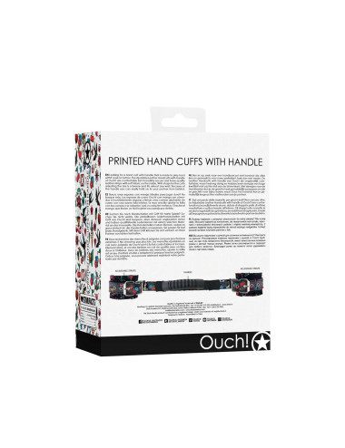 Printed Handcuffs with Handle