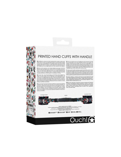 Printed Handcuffs with Handle