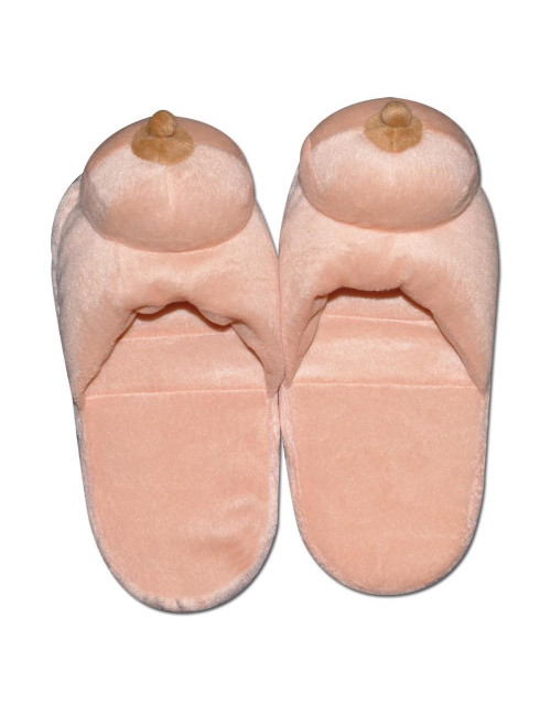 Zabawne Kapcie Domowe Boob Slippers