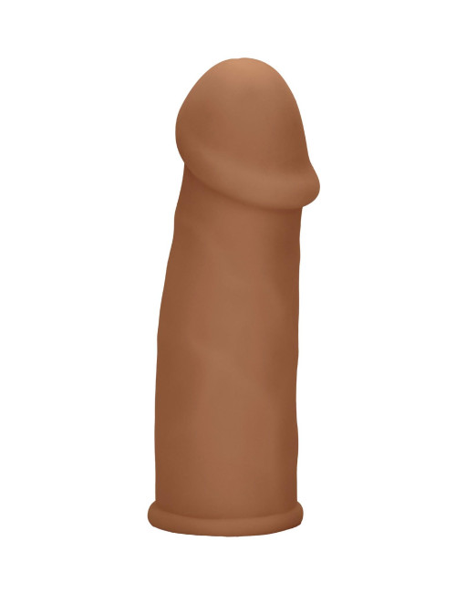 Futurotic Penis Extender - Brązowy przedłużacz penisa, TPR, bez ftalanów, 14 cm