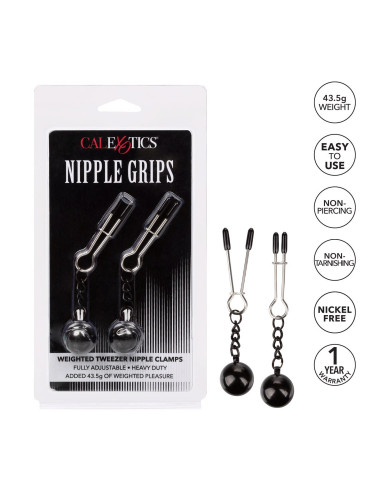 Weighted Tweezer NippleClamps Metal
