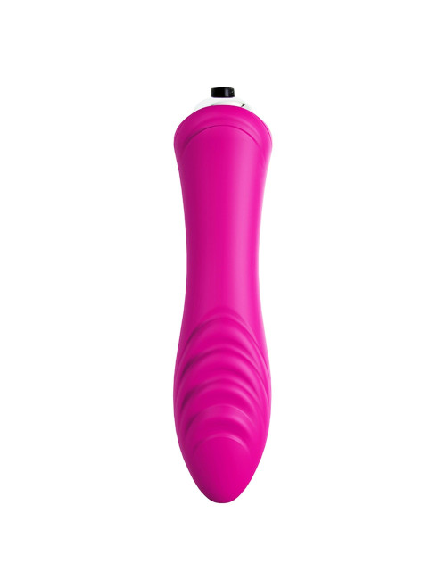 Wibrator Bullet 9 funkcji Rose Red - Mini wibrator silikonowy, wodoodporny, 9 trybów